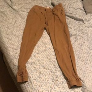 Large Men’s Hollister Khaki Joggers